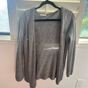 Benedetta B hooded knit cardigan sweater